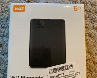 WD Elements 5TB Portable External Hard Drive New in Box