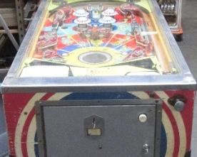 VINTAGE BALLY SPACE TIME PINBALL MACHINE CIRCA 1972