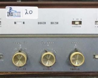 VINTAGE BOGEN DB-230 STEREO TUBE AMP