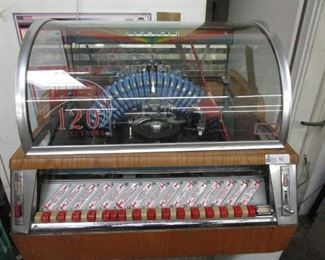 VINTAGE ROCK-OLA HI-FIDELITY 120 MODEL 1446 JUKEBOX CIRCA 1954