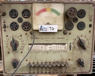 VINTAGE HEATHKIT MODEL TC1 DYNAMIC TUBE CHECKER POWER CORD CUT