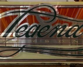 VINTAGE LEGEND SYBER SONIC GLASS/MIRROR ART