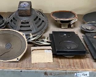 LARGE LOT VINTAGE SPEAKERS