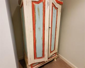 Hand Painted Game Cabinet