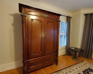 Stately Armoire with Pocket Doors