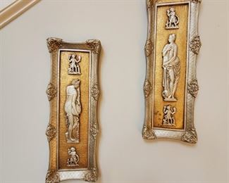 Vintage Bas-Relief (pair available)