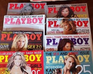Vintage Playboy Magazines 