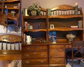 Vintage Stanley Chest of Drawers with Display Shelves
Matching Stanley Desk with Shelving