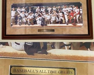 Framed Baseball’s All Time Greats