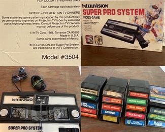 Vintage 1988 Intellivision Super Pro System Video Game Model #3504
