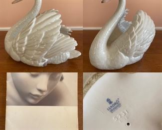 Lladro #5231 Large Swan