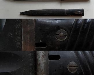 Carl Eickhorn WW11 German KAR98K bayonet 