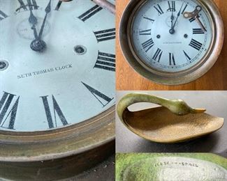 Seth Thomas Brass Ship Deck Clock 
