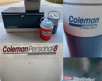 Coolers - Coleman, Ect…