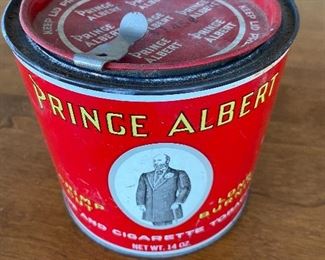 Circa 1970’s Prince Albert 14 Oz Can with opener