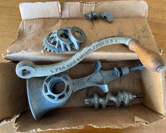 Vintage Meat Grinder New Britain Conn. 