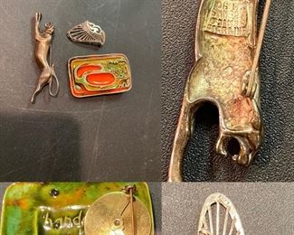 Sterling & Handmade Brooches