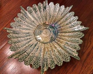 Large Art Glass Platter
