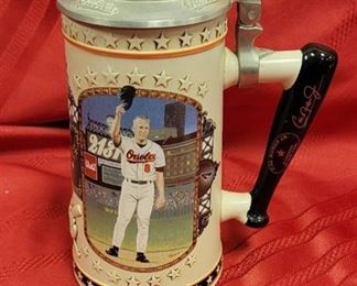 Cal Ripken Stein with Pewter Lid