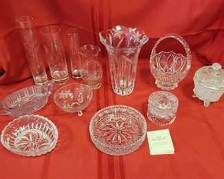 Princess House Crystal, Vases and other Glassware