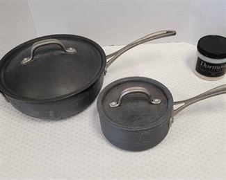 Calphalon Pans - 8071 1/2 1 1/2QT & 141 4QT - Cleaning Cream