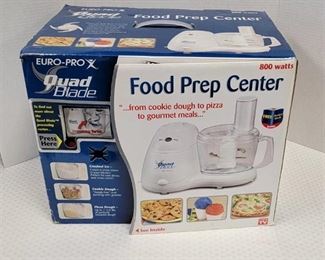Euro Pro X Quad Blade Food Prep Center - NEW