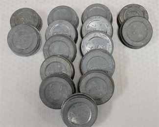 Vintage Porcelain Lids - Ball, Atlas and Boyd