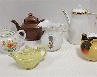 Teapots and Pitcher