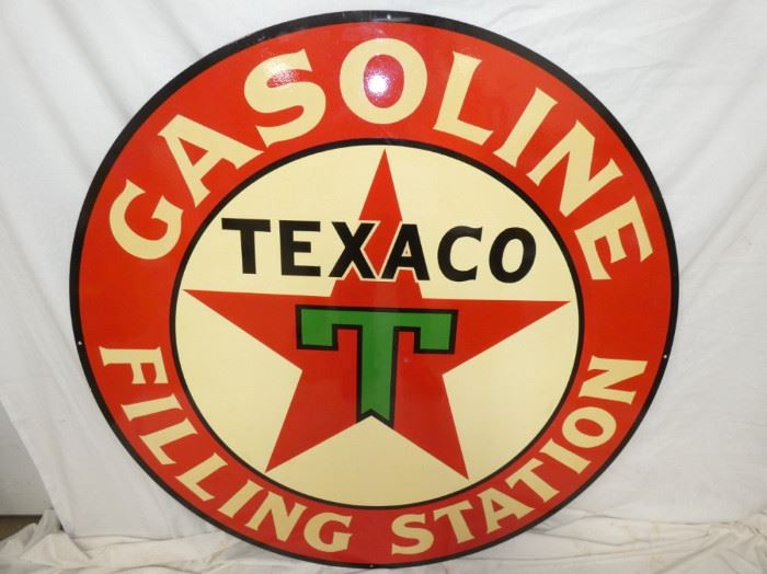 48IN TEXACO GASOLINE REPLICA SIGN