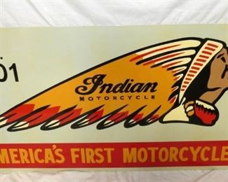 61X32 INDIAN MOTORCYCLES W/ INDIAN
