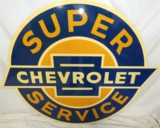 42IN SUPER CHEVROLET SERVICE SIGN