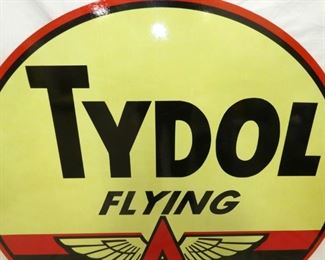 VIEW 2 TOP TYDOL FLYING A REPLICA SIGN 
