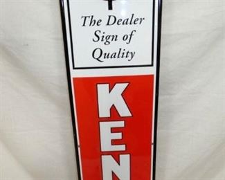 12X58 VERTICAL KENDALL OIL SIGN