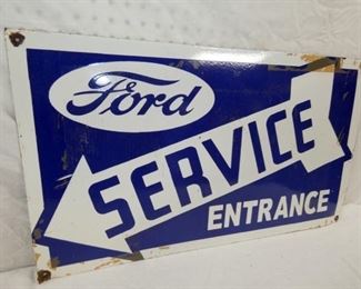 VIEW 3 CLOSE UP FORD SERVICE SIGN 