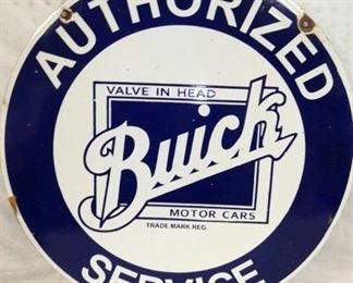 24IN DS PORC. BUICK SERVICE SIGN