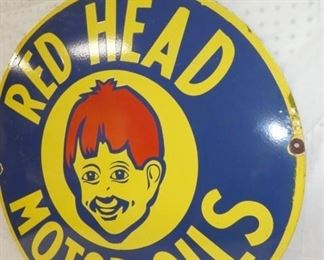 VIEW 2 RIGHTSIDE REPLICA SIGN W/RED HEAD LITTLE BOY 