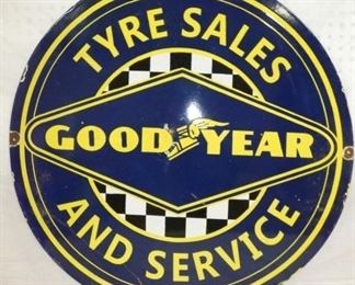 30IN. PORC. GOODYEAR SALES & SERVICE  