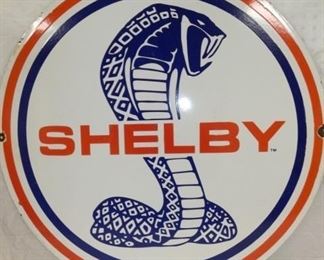 30IN. PORC. SHELBY SIGN 