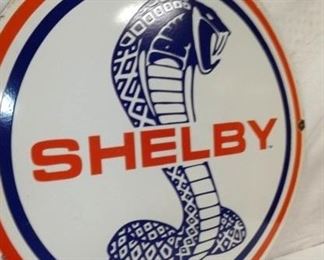 VIEW 3 CLOSE UP 30IN. PORC. SHELBY SIGN 