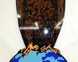 26X60 HEAVY METAL J.I. CASE EAGLE SIGN