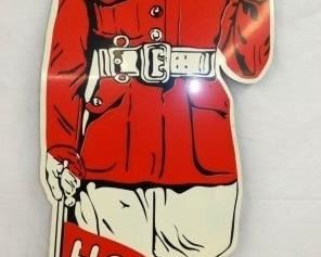 12X36 METAL DIECUT HOOD TIRES SIGN