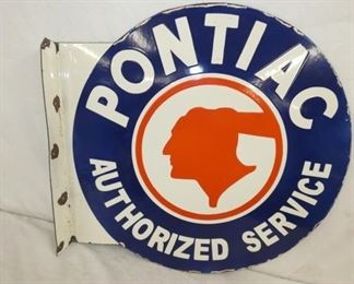 24IN. PONTIAC AUTH. SERVICE FLANGE SIGN