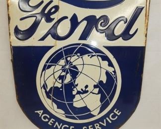 VIEW 2 SIDE 2 REPLICA FORD SERVICE SIGN