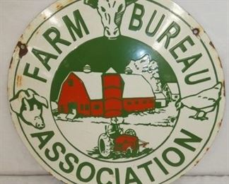 15IN. FARM BUREAU ASSOCIATION SIGN