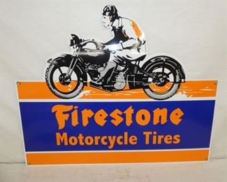 30X24 FIRESTONE MOTORCYCLE TIRES SIGN