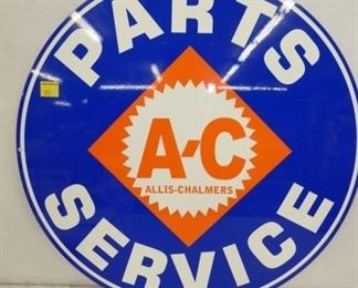 24IN HEAVY METAL ALLIS CHALMERS SIGN