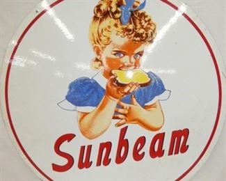 VIEW 3 SIDE 2 36IN. PORC SUNBEAM SIGN