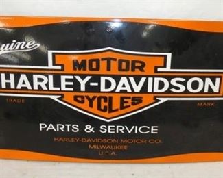 29X12 PORC. Harley Davidson REPLICA SIGN