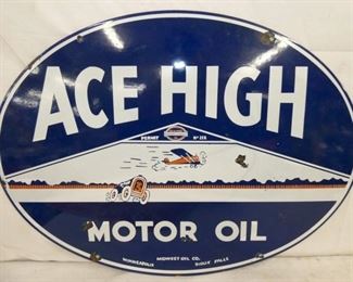 22X16 PORC. ACE HIGH MOTOR OIL