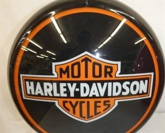 13IN. HARLEY DAVISON MOTORCYCLES GLOBE